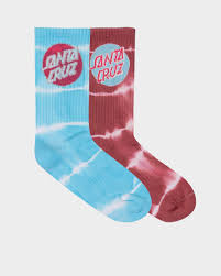SANTA CRUZ OTHER DOT REDUX CREW SOCK 2 PACK