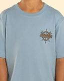 THE MAD HUEYS THE SEA CAPTAIN TEE BLUE