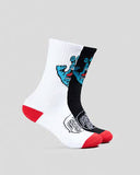 SANTA CRUZ OPUS SCREAMING HAND LONG CREW SOCK 2 PACK