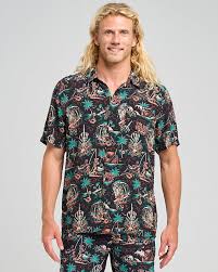 THE MAD HUEYS SHE'LL BE RIGHT WOVEN SHIRT