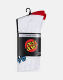 SANTA CRUZ OPUS SCREAMING HAND LONG CREW SOCK 2 PACK