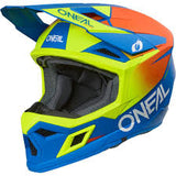 ONEAL 3SRS YOUTH HELMET SOLID BLUE/NEON YELLOW
