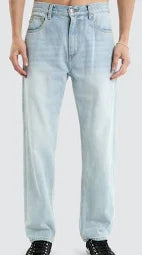 KSCY K5 RELAXED FIT JEAN | SUNBLEACHED BLUE
