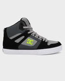 DC MENS SHOES PURE HIGH-TOP WC | BLACK/LIME
