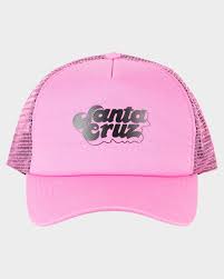 SANTA CRUZ GROOVY STACK TRUCKER CAP | PINK