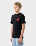 SANTA CRUZ OPUS SCREAMING HAND SHORT SLEEVE TEE