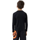 SANTA CRUZ FLAME RINGED DOT FRONT RASHGUARD