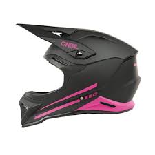 ONEAL 1SRS YOUTH HELMET SOLID BLACK/PINK