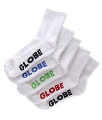 YOUTH STEALTH CREW SOCK 5PK SIZE 2-8