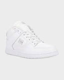 DC WOMENS SHOES MANTECA 4 MID | WHITE/SILVER