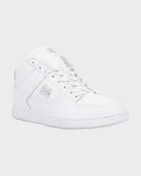 DC WOMENS SHOES MANTECA 4 MID | WHITE/SILVER