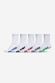 GLOBE STEALTH CREW SOCK WHITE
