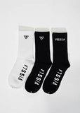 VISSLA LOGO SOCKS 3 PACK