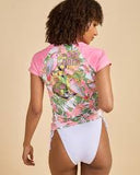 GALAH ANCHOR | WOMENS RAGLAN SS RASHIE - PINK