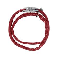 BIKELANE COMBINATION CHAIN LOCK 2.3 X 915MM | RED