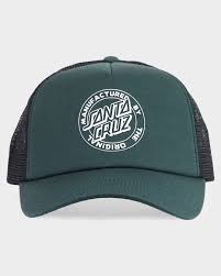 SANTA CRUZ MFG DOT TRUCKER CAP GREEN