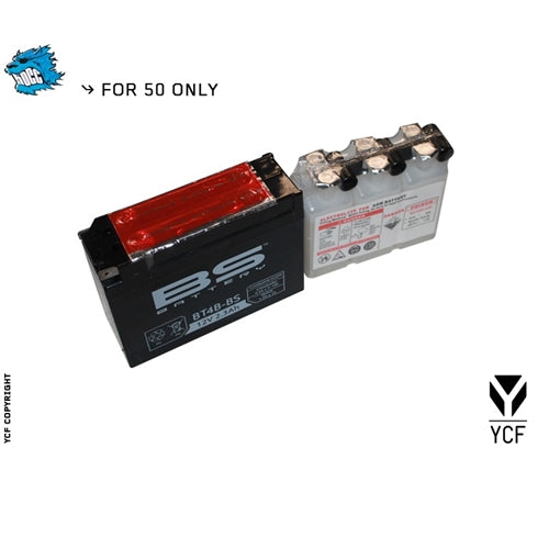 YCF BATTERY 12V 2.3AH 50CC