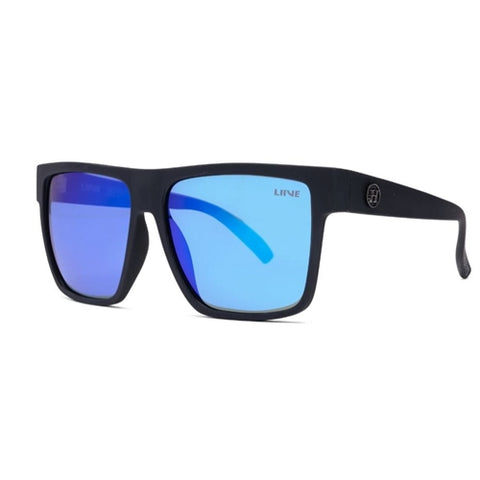 OFFSHORE- BLUE MIRROR POLARISED MATT BLACK