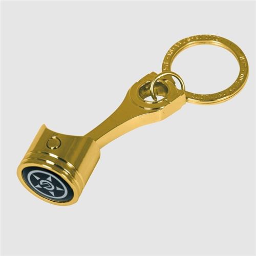 MENS KEYRING - RESIST - GOLD