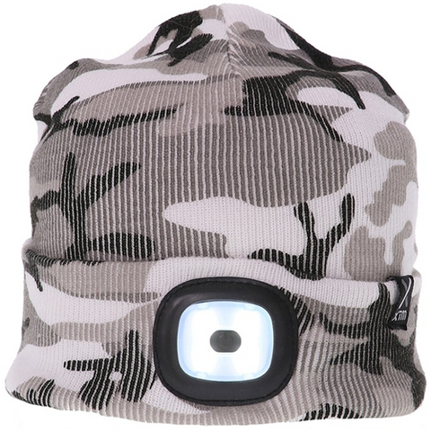 BLINDER BEANIE - SNOW CAMO