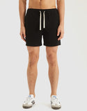 NOMADIC SEASIDE LINEN SHORTS | BLACK