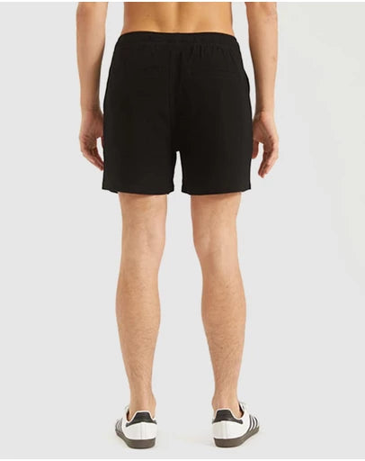 NOMADIC SEASIDE LINEN SHORTS | BLACK