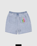 SANTA CRUZ MINIMAL BURNT OPUS RAINBOW DENIM SHORTS