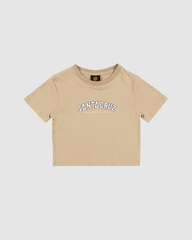 SANTA CRUZ COLLEGE FRONT BABY TEE