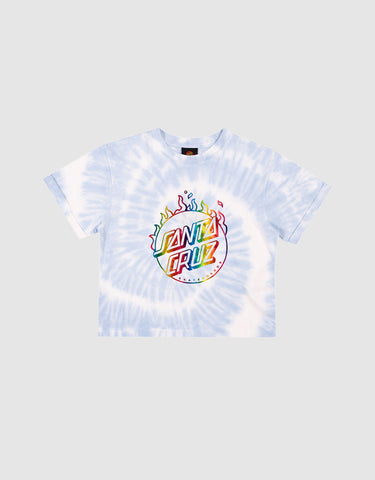 SANTA CRUZ MINIMAL BURNT OPUS RAINBOW FRONT TEE