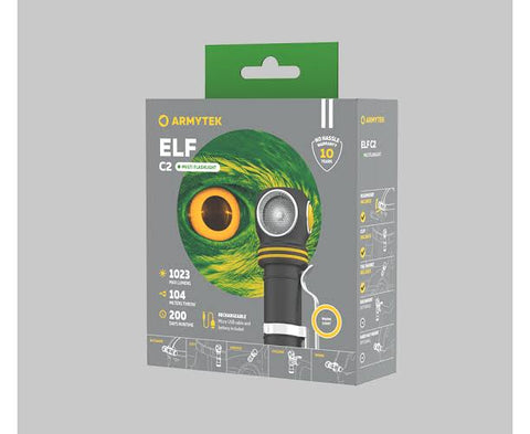 ARMYTEK ELF C2 MICRO USB 1100 LUMENS MULTI FLASHLIGHT
