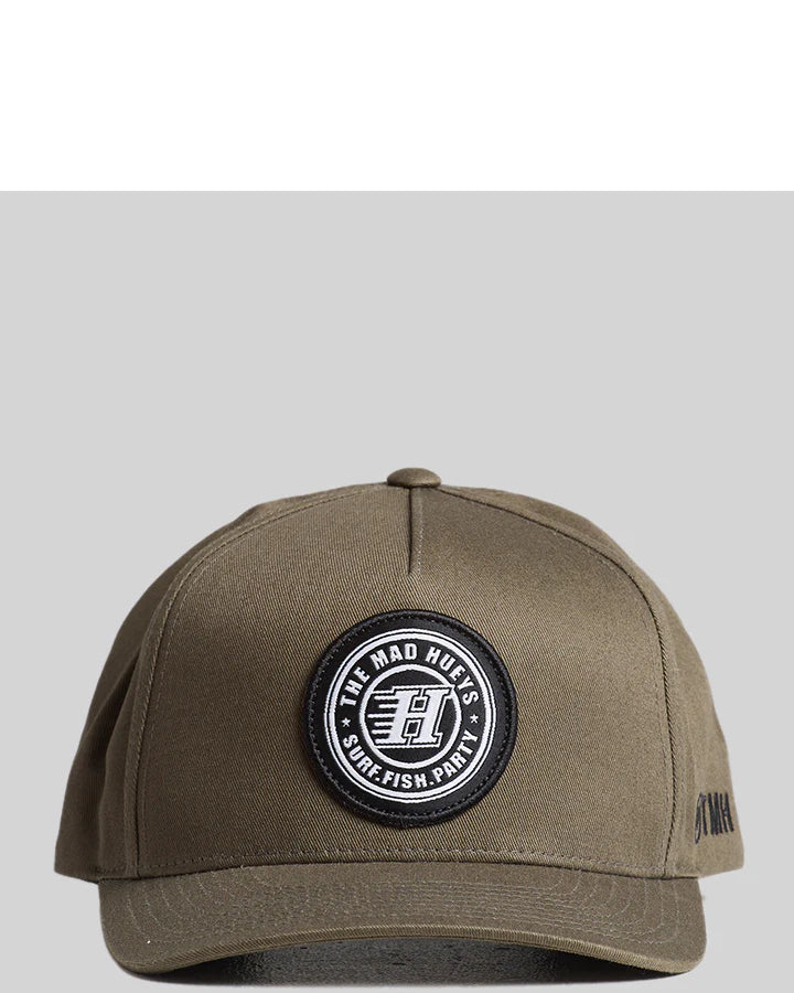 MAD HUEYS MAD SERIES TWILL SNAPBACK - OLIVE