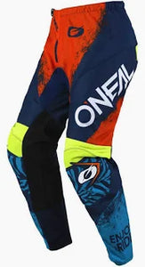 ONEAL ELEMENT YOUTH PANT SHOCKER | BLUE/ORANGE