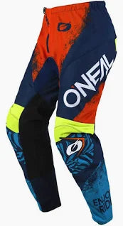 ONEAL ELEMENT YOUTH PANT SHOCKER | BLUE/ORANGE