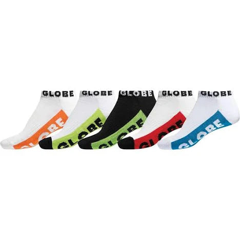 GLOBE YOUTH MULTI BRIGHTS SOCKS 5 PACK 2-8