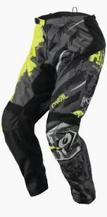 ONEAL ELEMENT YOUTH PANT RIDE  V.21 | BLACK/NEON YELLOW