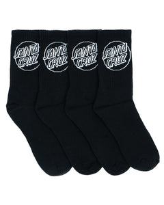 MENS DOT SOCK - BLACK