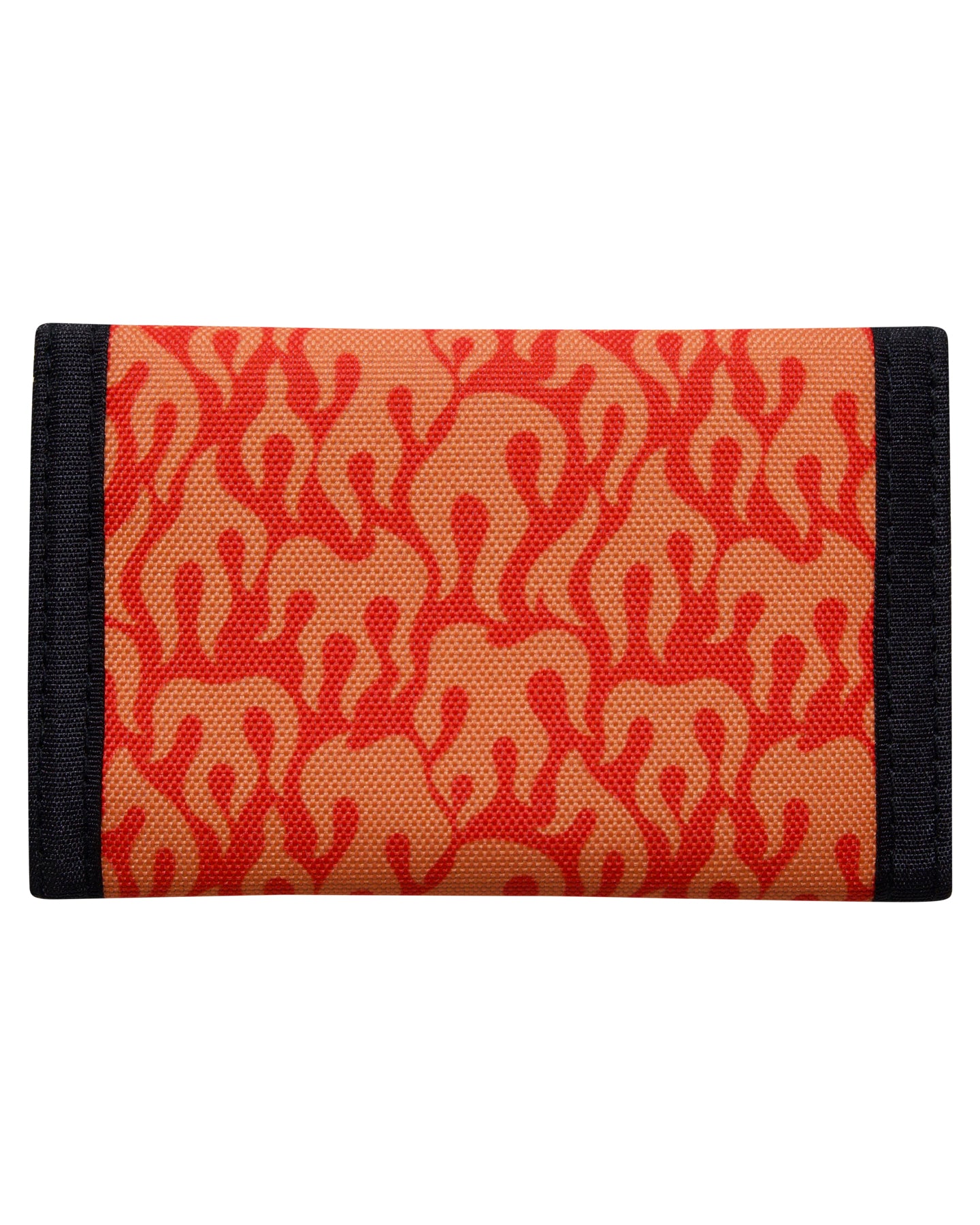 FLAMING STACK VELCRO WALLET
