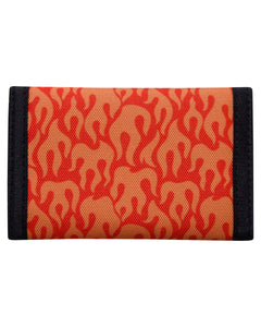 FLAMING STACK VELCRO WALLET