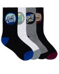 SANTA CRUZ BOYS 2-8 BOLD SHADOW DOT CREW SOCKS