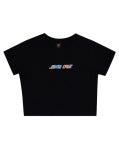SANTA CRUZ SPLIT BLOCK STRIP CROP TEE