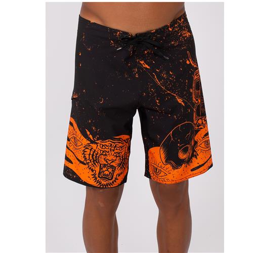 JETPILOT TATTS MENS BOARDSHORT BLACK RUST