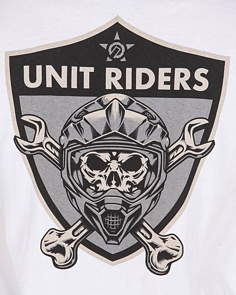 MENS TEE RIDERS WHITE