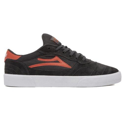 LAKAI CAMBRIDGE CHARCOAL/FLAME SUEDE