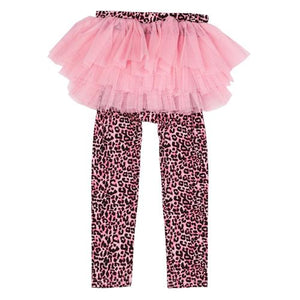 RYK PINK LEOPARD CIRCUS TIGHTS