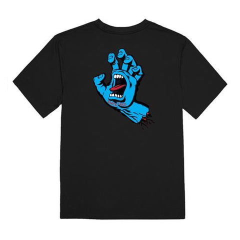 SCREAMING HAND S/S REGULAR FIT TEE BLACK