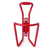 BIDON CAGE - Pro Series, Alloy, Heavy Duty, 6.2mm Diameter, Welded Mount, Red