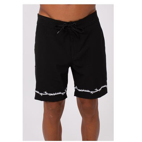 COVEN MENS BOARDSHORT BLACK/ WHITE