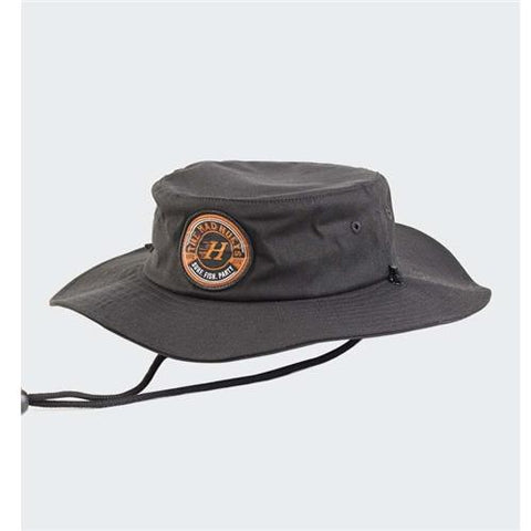 SURF FISH PARTY WIDE BRIM HAT - BLACK