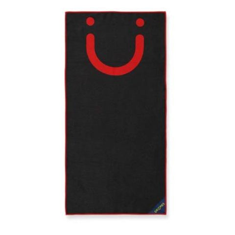 DRITIMES BLACK & RED STAPLE SPORT TOWEL