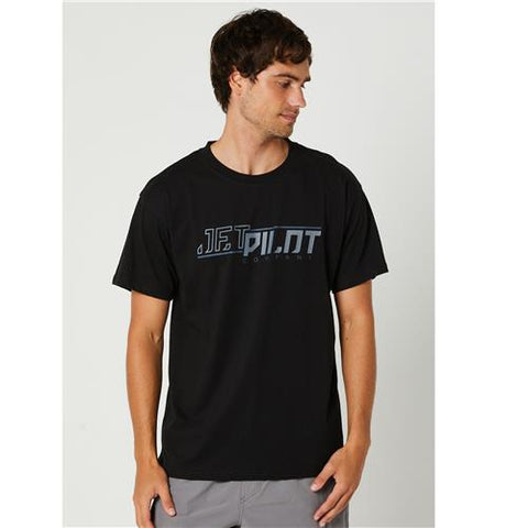 JETPILOT SEISMIC MENS SS TEE BLACK